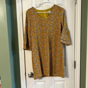 Yellow flower dress